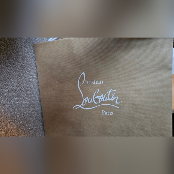Christian Louboutin Brown Shoe Bag - Picture 3 of 4